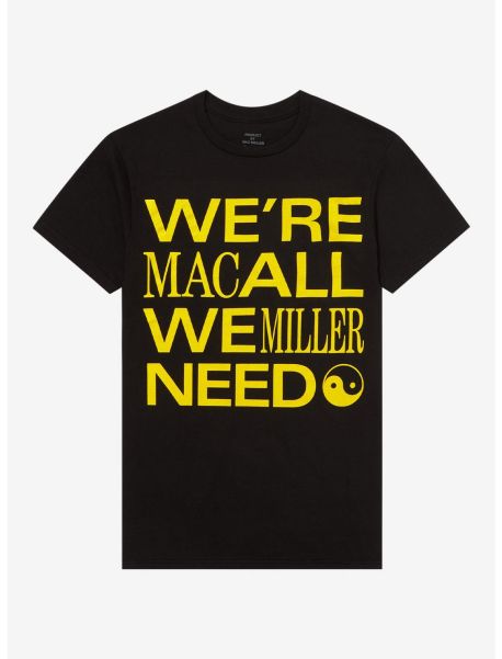 Tees Girls Mac Miller We're All We Need Boyfriend Fit Girls T-Shirt