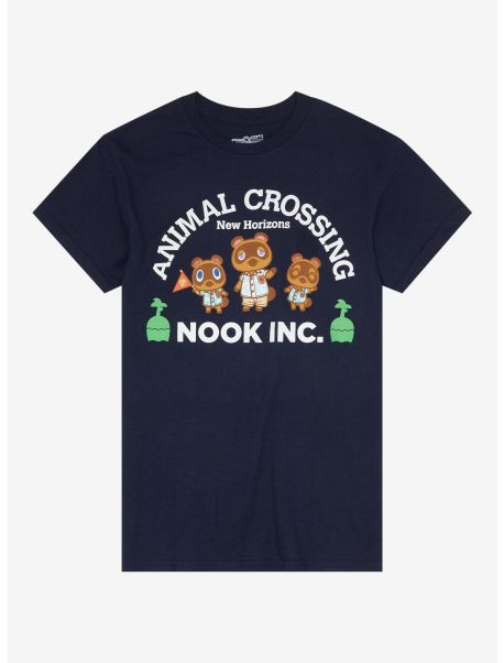 Animal Crossing: New Horizons Nook Inc. Boyfriend Fit Girls T-Shirt Girls Tees