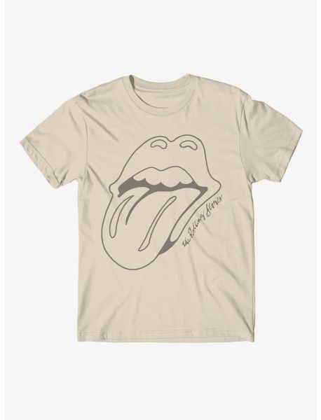 Girls The Rolling Stones Tongue Boyfriend Fit Girls T-Shirt Tees