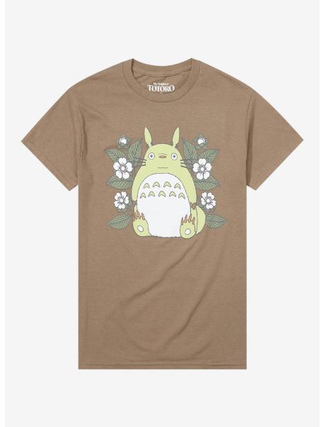 Girls Studio Ghibli My Neighbor Totoro Earth Tone Boyfriend Fit Girls T-Shirt Tees