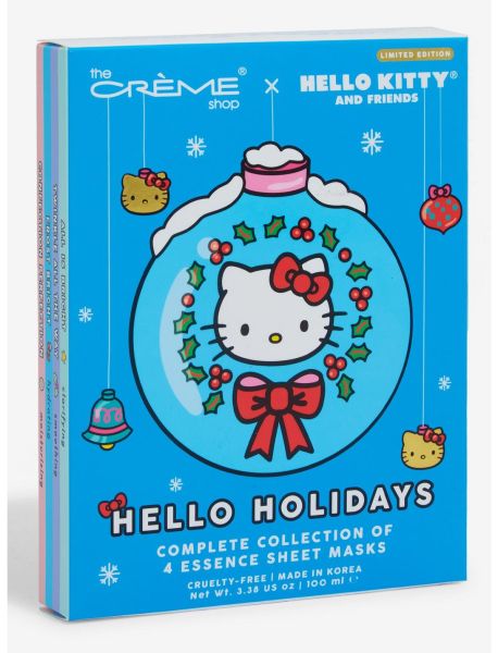 The Creme Shop Hello Kitty And Friends Hello Holidays Essence Sheet Mask Set Beauty Girls