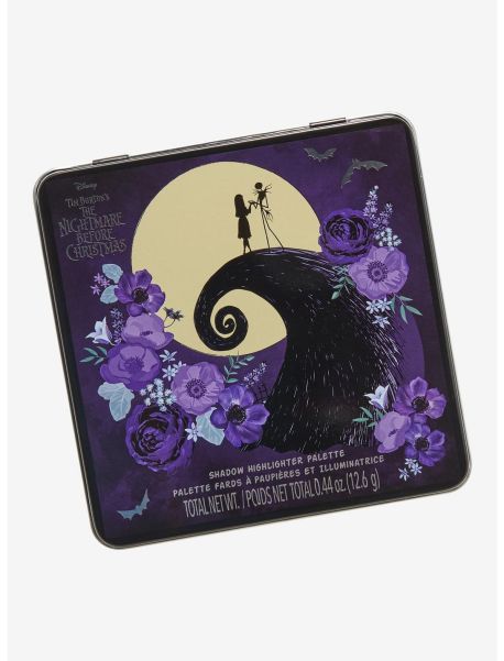 The Nightmare Before Christmas Spiral Hill Tin Eyeshadow & Highlighter Palette Beauty Girls