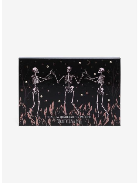 Beauty Girls Dancing Skeletons Eyeshadow & Highlighter Palette