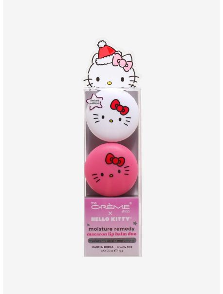 Beauty Girls The Creme Shop Hello Kitty Holiday Macaron Lip Balm Set