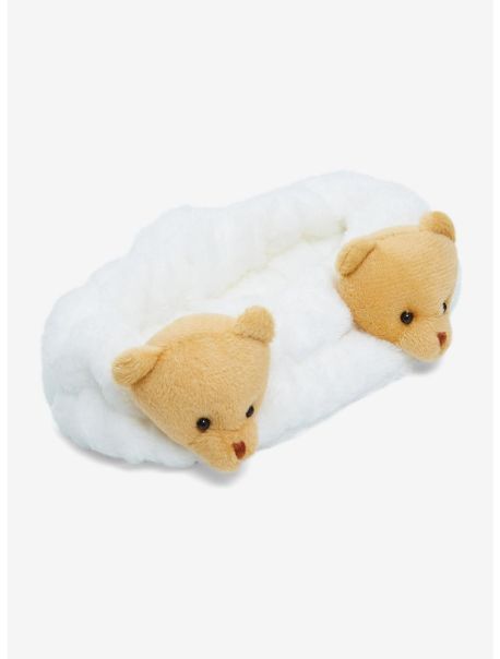 Beauty Girls Teddy Bear Plush Spa Headband