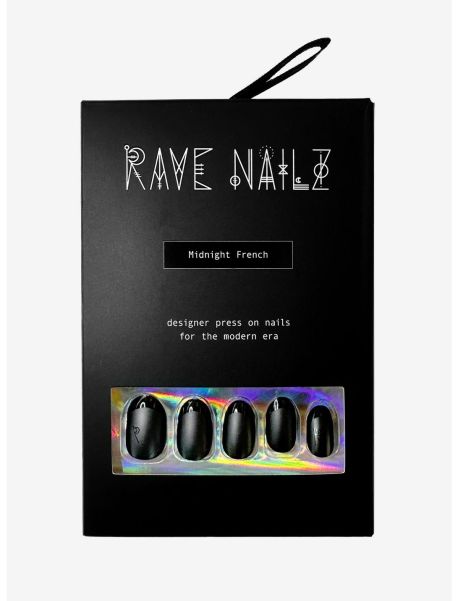 Beauty Girls Rave Nailz Midnight French Nailz