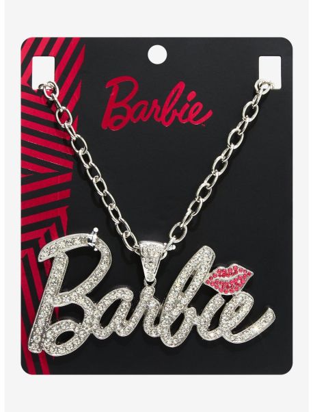 Girls Jewelry Barbie Bling Nameplate Necklace