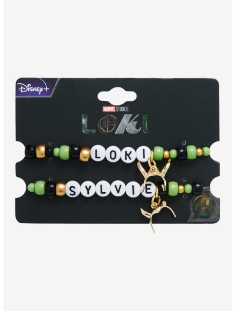 Jewelry Marvel Loki Sylvie Best Friend Beaded Bracelet Set Girls