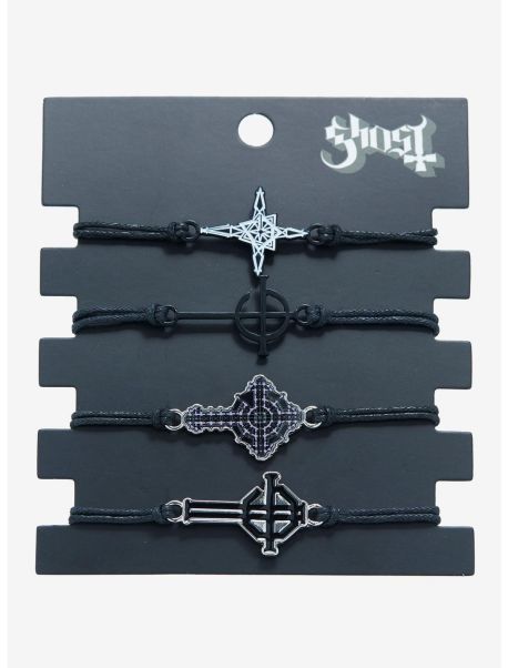 Jewelry Girls Ghost Logo Cord Bracelet Set