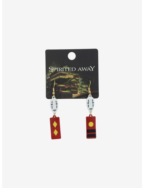 Girls Jewelry Studio Ghibli Spirited Away No-Face Bath Token Drop Earrings