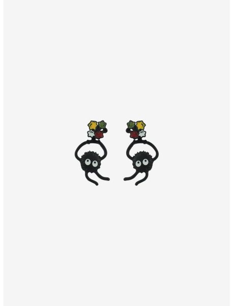 Jewelry Girls Studio Ghibli Spirited Away Soot Sprite Front/Back Earrings