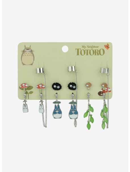 Studio Ghibli My Neighbor Totoro Forest Characters Earring Set Girls Jewelry