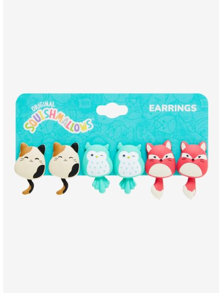 Girls Jewelry Squishmallows Critters Stud Earring Set