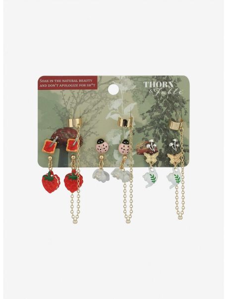 Jewelry Girls Thorn & Fable Tea Time Earring Set