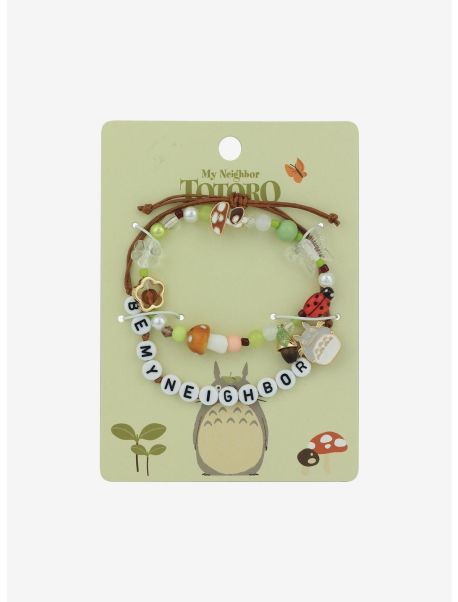 Girls Studio Ghibli My Neighbor Totoro Bracelet Set Jewelry