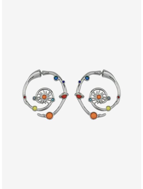 Jewelry Girls Cosmic Aura Space Swirls Earrings