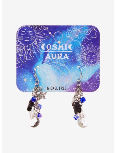 Girls Jewelry Cosmic Aura Star Moon Cluster Earrings