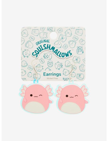 Jewelry Squishmallows Iridescent Axolotl Earrings Girls