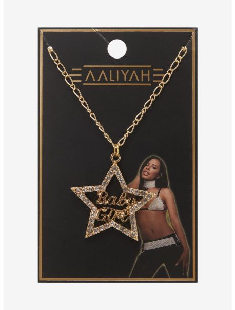 Jewelry Aaliyah Baby Girl Rhinestone Star Necklace Girls