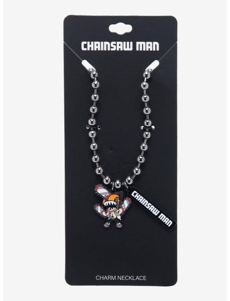 Jewelry Girls Chainsaw Man Denji Ball Chain Necklace