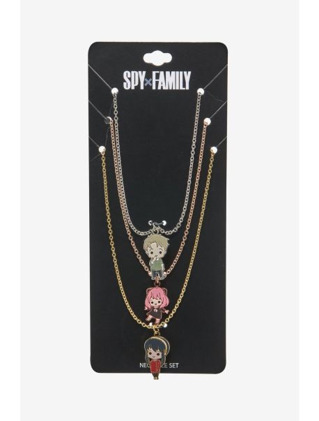 Jewelry Girls Spy X Family Forger Family Best Friend Necklace Set
