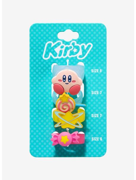 Kirby Icons Ring Set Girls Jewelry