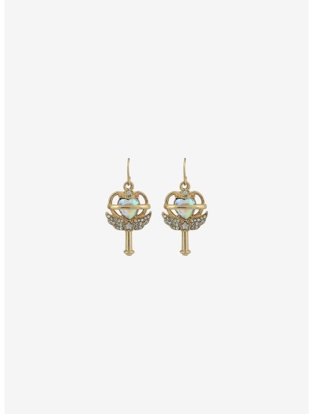 Girls Jewelry Cosmic Aura Heart Wand Earrings