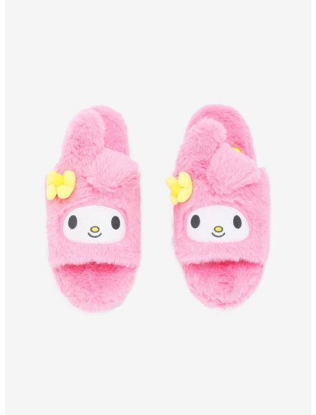 Girls My Melody Fuzzy Slippers Shoes
