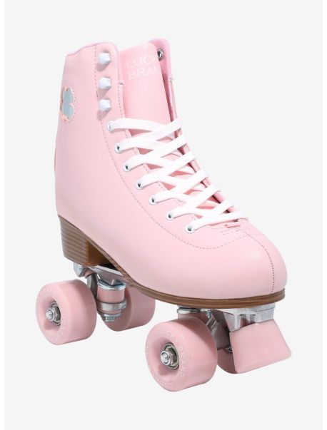 Girls Lucky Brand Pink Clover Roller Skates Shoes