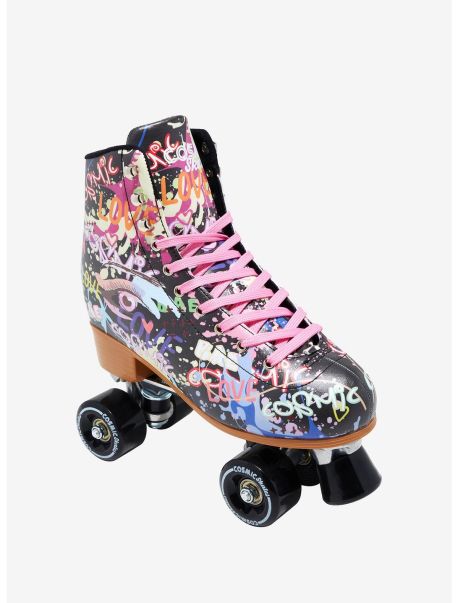 Shoes Girls Cosmic Skates Graffiti Roller Skates