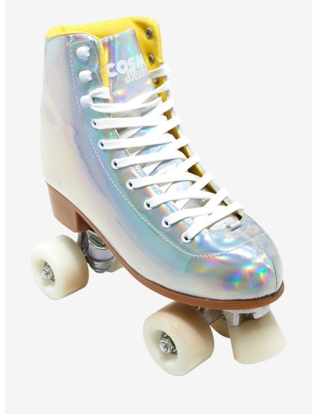 Cosmic Skates Holographic Silver Roller Skates Shoes Girls