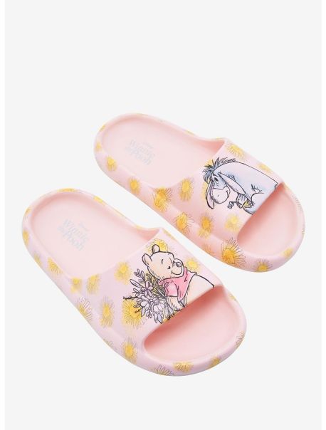 Girls Disney Winnie The Pooh Friends Slides Shoes