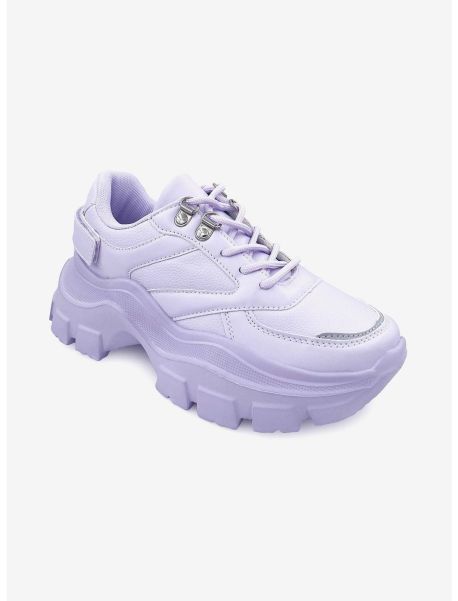 Damian Platform Sneaker Purple Girls Shoes