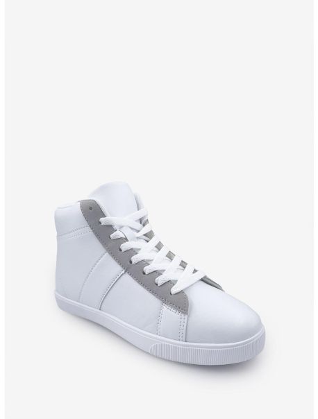 Maggie High Top Sneaker White Girls Shoes