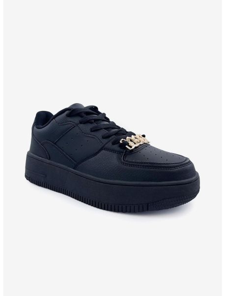 Shoes Girls Eden Platform Chain Sneaker Black