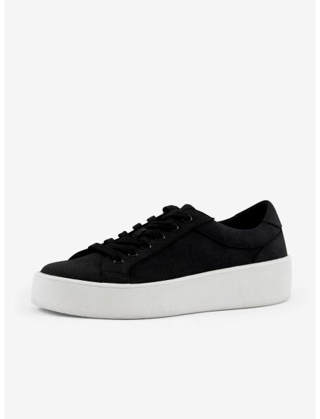 Girls Shoes Venice Micro Suede Sneaker Black