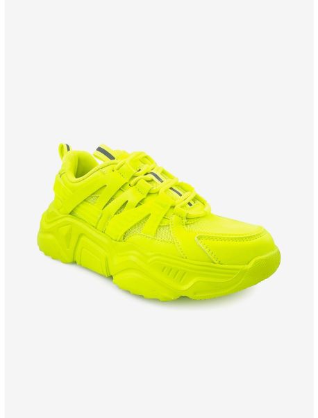 Shoes Girls Briella Platform Sneaker Neon Yellow