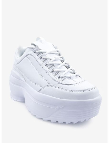 Shoes Lily High Platform Sneaker White Girls