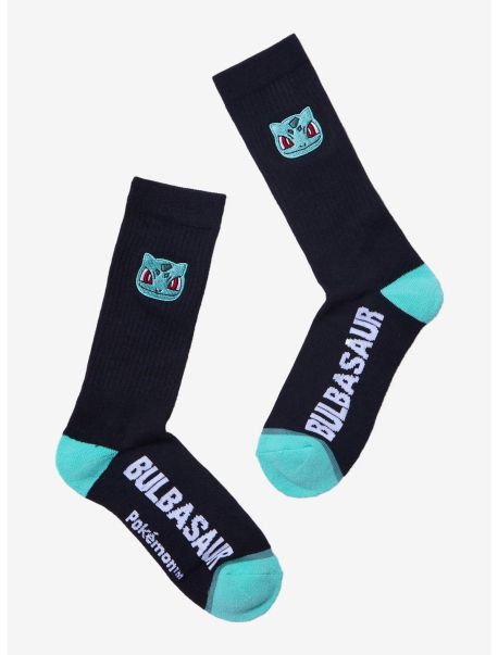 Socks Pokemon Bulbasaur Crew Socks Girls