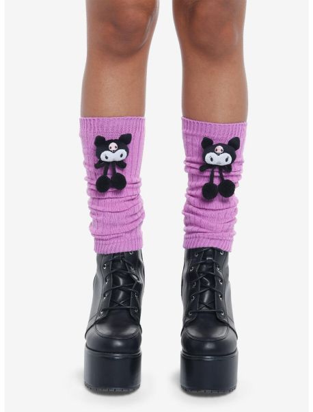 Kuromi Plush Leg Warmers Girls Socks