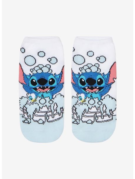 Socks Disney Lilo & Stitch In Tub No-Show Socks Girls