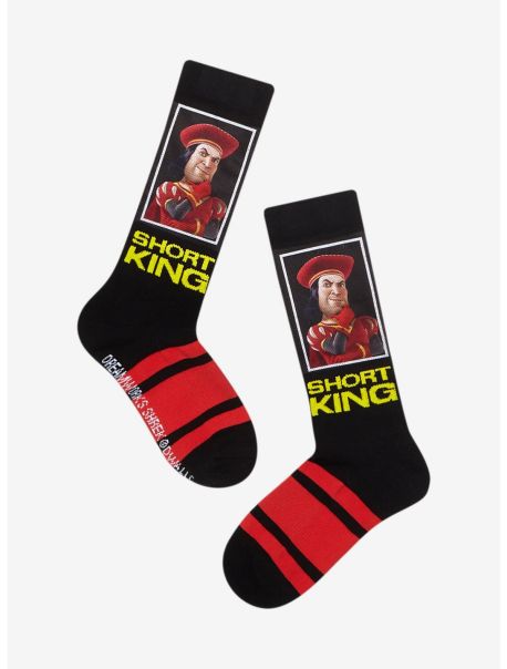 Shrek Farquaad Short King Crew Socks Girls Socks