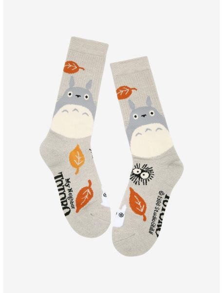Studio Ghibli My Neighbor Totoro Leaves Crew Socks Socks Girls