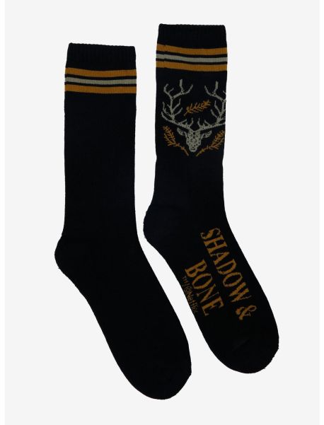 Girls Socks Shadow & Bone Deer Crew Socks