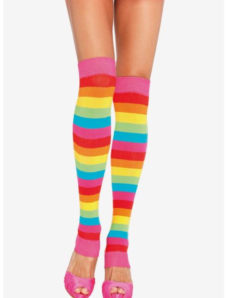 Girls Socks Rainbow Leg Warmers