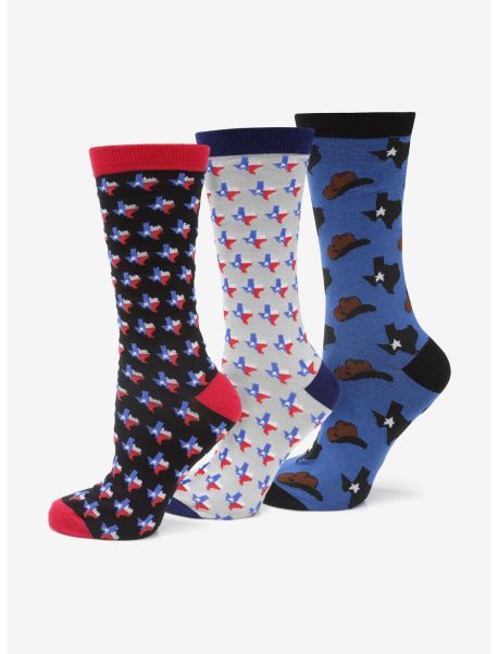 Girls Texas Strong 3-Pack Socks Gift Set Socks