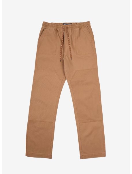 Bottoms Guys Patch Pocket Canvas Utility Pant Brown