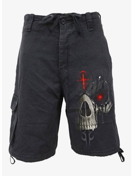 Dark Death Vintage Cargo Shorts Guys Bottoms