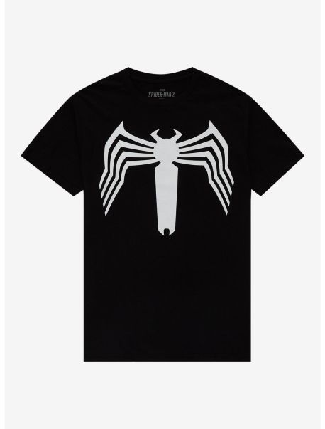 Graphic Tees Marvel Spider-Man 2 Game Black Suit T-Shirt Guys