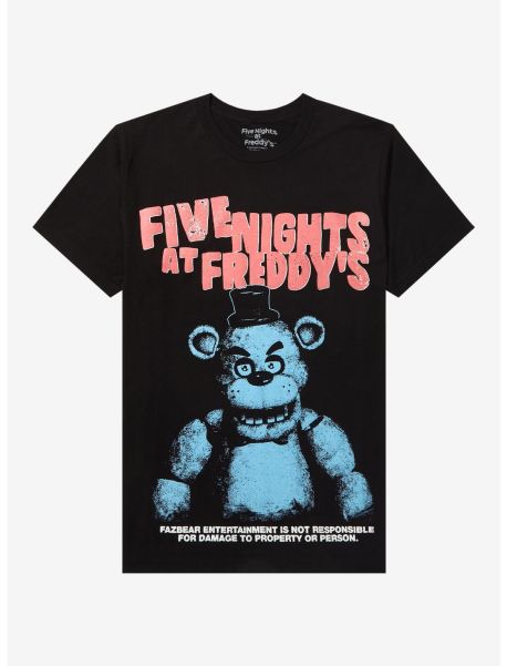 Guys Graphic Tees Five Nights At Freddy's Jumbo Print T-Shirt